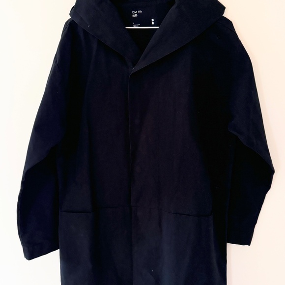 Canadiana Black Down Parka Winter Coat Jacket S - Picture 6 of 7